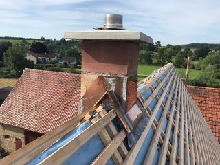 Dachstuhl Kamin Sanierung