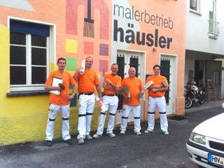 Das Häusler-Team. Malerbetrieb Gernot Häusler, Malermeister in Heilbronn